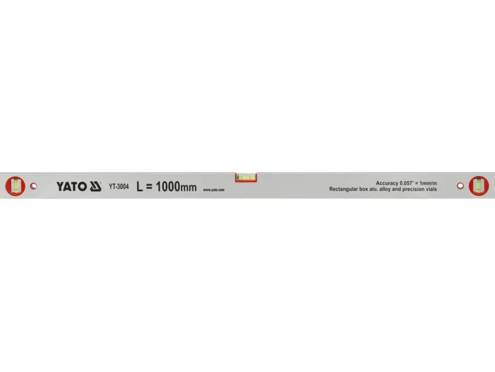 POZIOMNICA ALUMINIOWA, 3 LIBELKI 1000 MM
