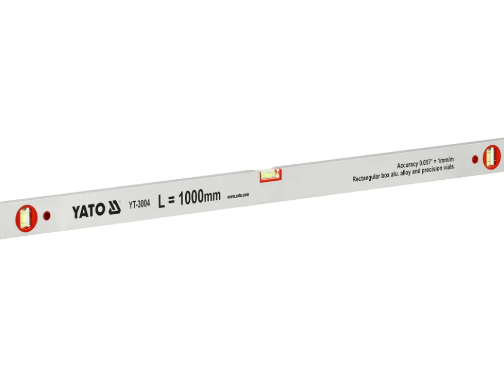 POZIOMNICA ALUMINIOWA, 3 LIBELKI 1000 MM