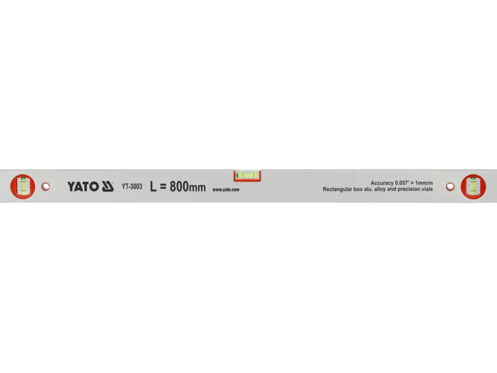 POZIOMNICA ALUMINIOWA, 3 LIBELKI 800 MM