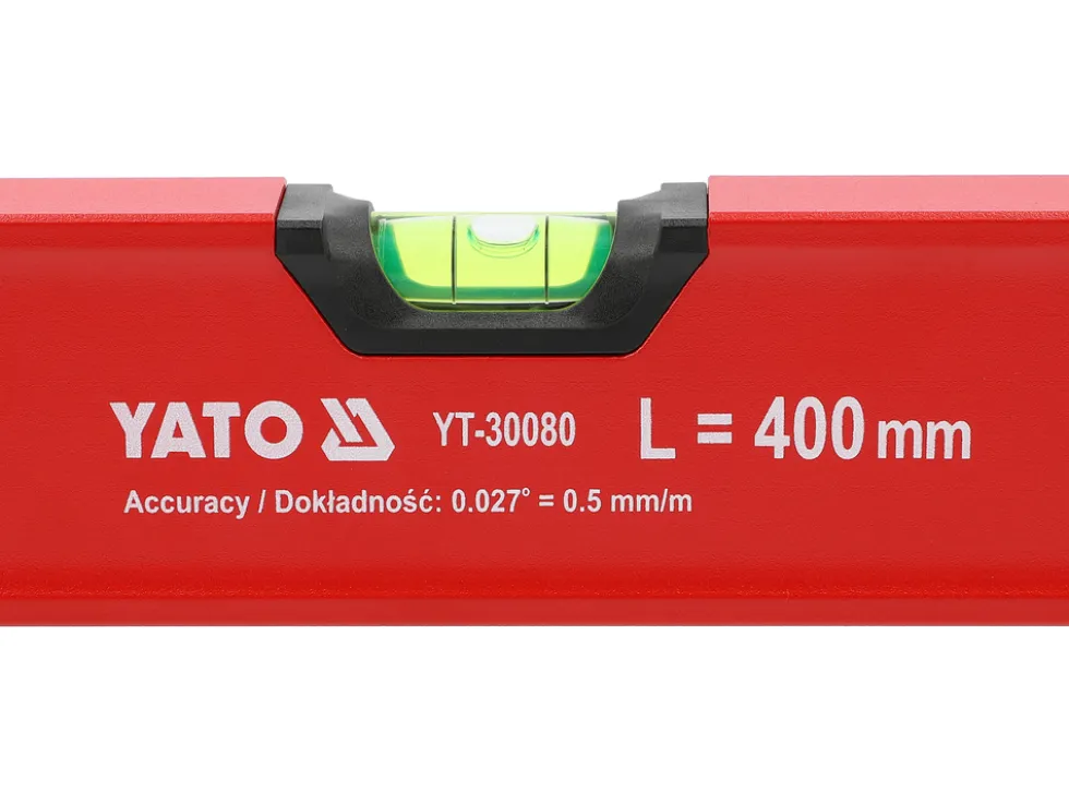 POZIOMNICA ALU 400 MM Z UCHWYTEM - 3 LIBELLE