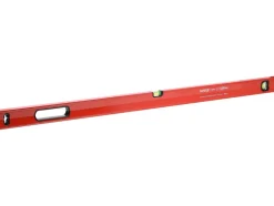 POZIOMNICA MAGNETYCZNA 1200 MM, PROFIL ALUMINIOWY, LAKIEROWANY, DWIE LIBELLE, UCHWYT, DOKŁADNOŚĆ 0,5 MM/M