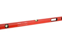 POZIOMNICA MAGNETYCZNA 1000 MM, PROFIL ALUMINIOWY, LAKIEROWANY, DWIE LIBELLE, UCHWYT, DOKŁADNOŚĆ 0,5 MM/M