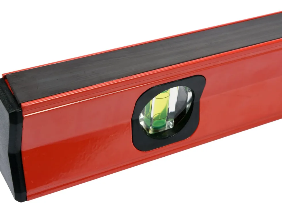 POZIOMNICA MAGNETYCZNA 600 MM, PROFIL ALUMINIOWY, LAKIEROWANY, DWIE LIBELLE, UCHWYT, DOKŁADNOŚĆ 0,5 MM/M