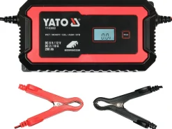 PROSTOWNIK ELEKTRONICZNY Z WYŚWIETLACZEM LCD. ZAKRES 6V/2A, 12V/10A