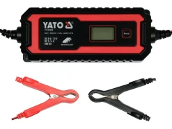 PROSTOWNIK ELEKTRONICZNY Z WYŚWIETLACZEM LCD. ZAKRES 6V/2A 12V/4A