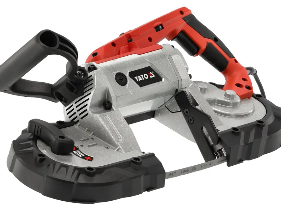 PRZECINARKA TAŚMOWA Z PODSTAWĄ (ZDEJMOWANĄ) 1100W ZASIĘG CIĘCIA 127MM X 127MM