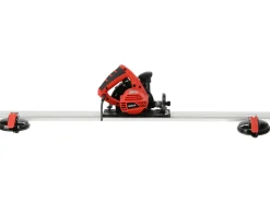 PRZECINARKA Z PROWADNICĄ 125MM 1400W DO GRESU, Z FUNKCJĄ FAZOWANIA PŁYTEK ORAZ PRZYŁĄCZEM DO ODKURZACZA