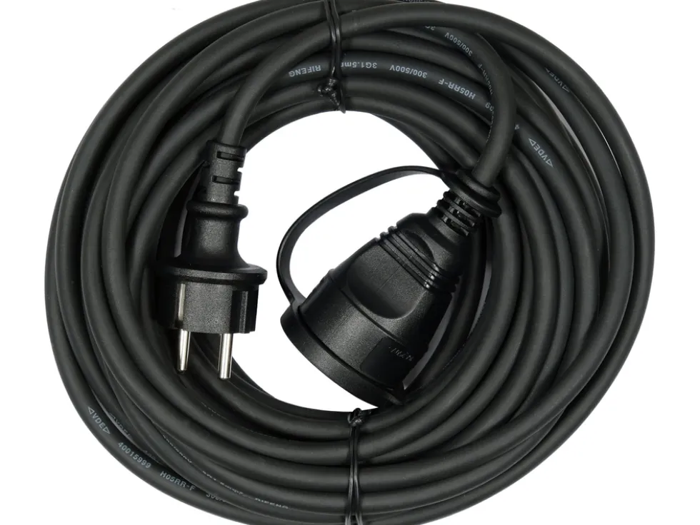 PRZEDŁUŻACZ BUDOWLANY PRZEWÓD 3X1,5MM2, 10M