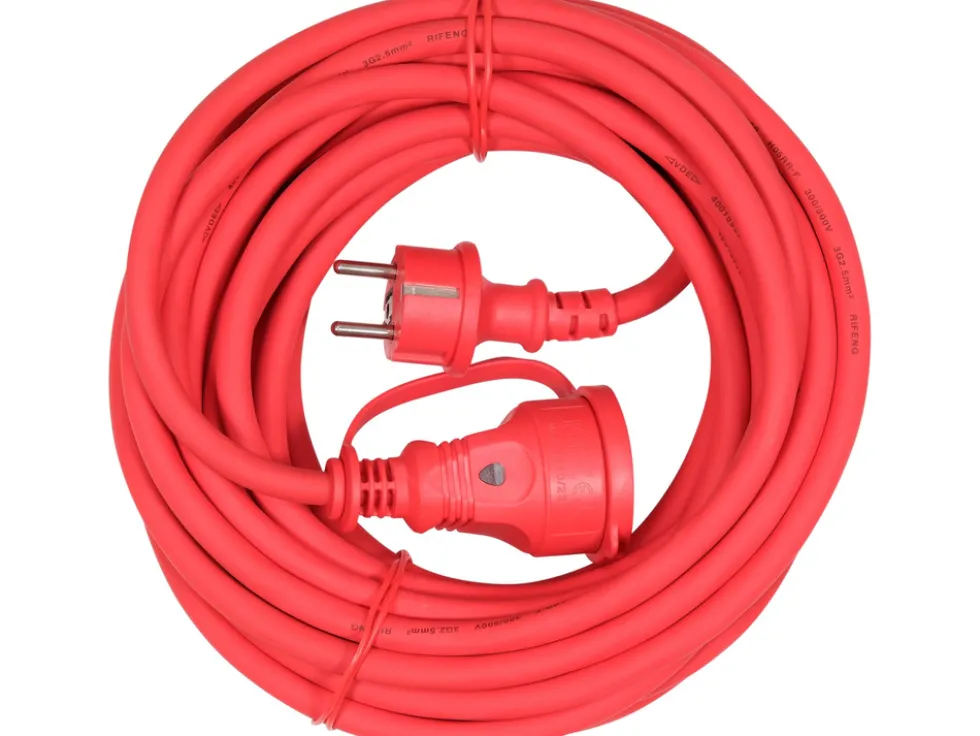 PRZEDŁUŻACZ BUDOWLANY Z LED 3X2,5MM2, 20M