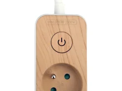 PRZEDŁUŻACZ Z USB LISTWA ZASILAJĄCA 3 GNIAZDA Z/U 1,4M IMITACJA DREWNA
