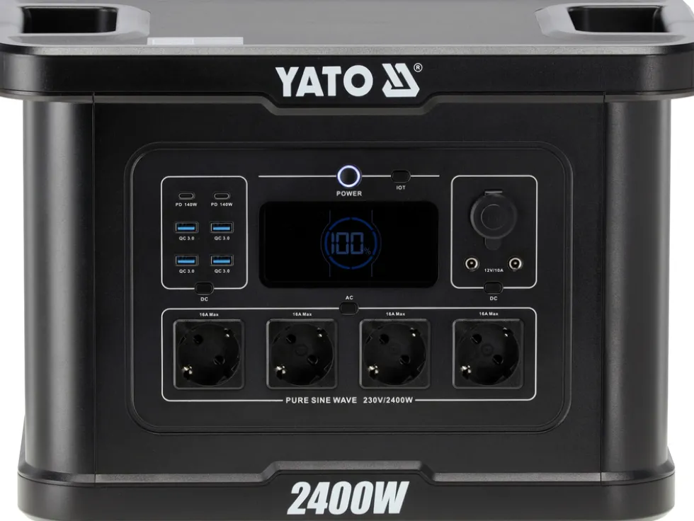 PRZENOŚNA STACJA ZASILANIA 2400W, 2232WH LIFEPO4, EPS