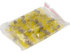 PRZEZROCZYSTA WODOODPORNA KOSZULKA TERMOKURCZLIWA Z CYNĄ NA PRZEWÓD 4-6MM2 W OPAKOWANIU 100 SZTUK