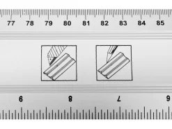 PRZYMIAR ALUMINIOWY 1000 MM Z UCHWYTEM I DWIEMA LIBELLAMI