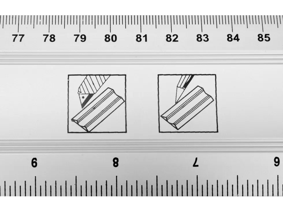 PRZYMIAR ALUMINIOWY 1000 MM Z UCHWYTEM I DWIEMA LIBELLAMI