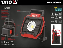 REFLEKTOR LED 18V, 6000 LM, 65W - BEZ AKUMULATORA