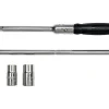 SKŁADANY KLUCZ DO KOŁ SAMOCHODOWYCH W ETUI. NASADKI 17MM, 19MM, 21MM, 23MM