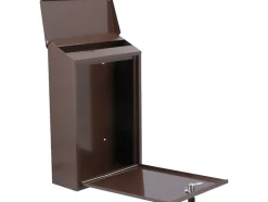 SKRZYNKA NA LISTY 400X250X100MM - BRĄZOWA