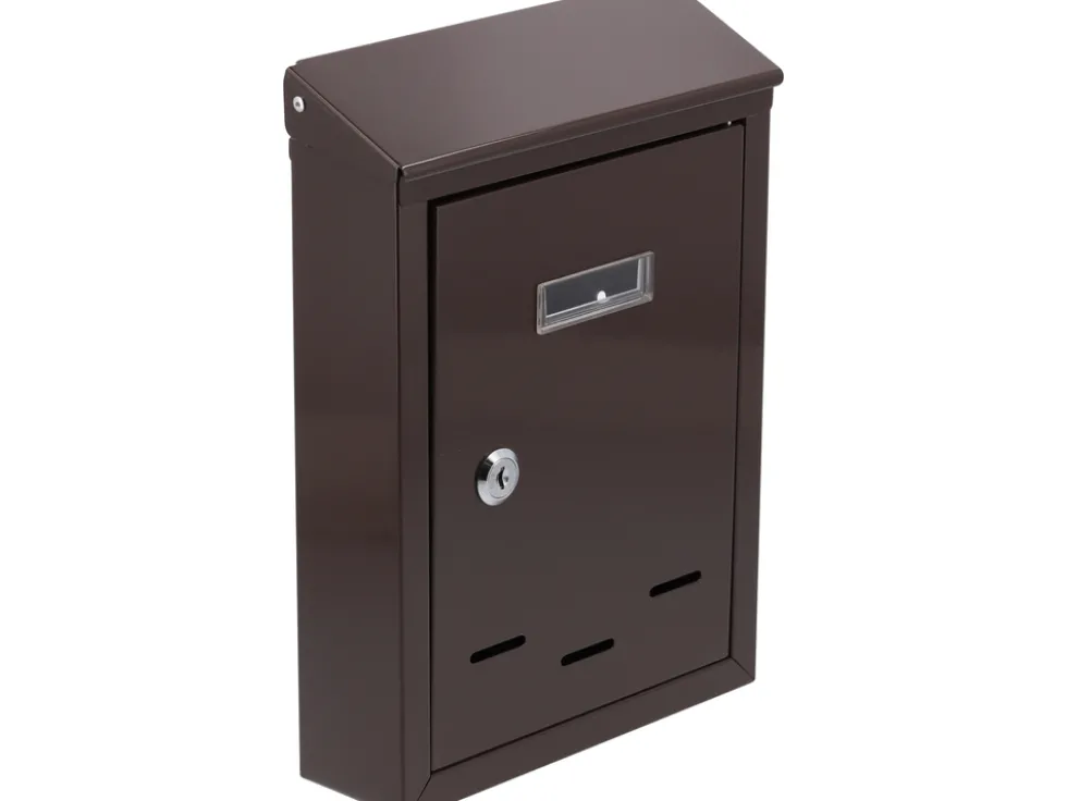 SKRZYNKA NA LISTY 285X200X60MM BRĄZOWA