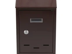 SKRZYNKA NA LISTY 285X200X60MM BRĄZOWA