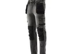 SPODNIE ROBOCZE MONTERSKIE STRETCH JEANS STEEL GREY ROZM. L/XL