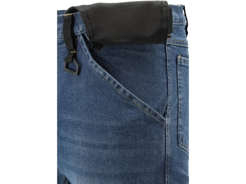 SPODNIE ROBOCZE MONTERSKIE STRETCH JEANS DARK BLUE ROZM. XL