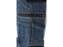 SPODNIE ROBOCZE MONTERSKIE STRETCH JEANS DARK BLUE ROZM. XL