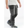 SPODNIE ROBOCZE MONTERSKIE STRETCH JEANS STEEL GREY ROZM. XL