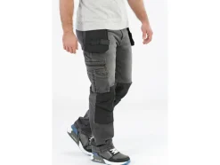 SPODNIE ROBOCZE MONTERSKIE STRETCH JEANS STEEL GREY ROZM. XL
