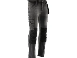 SPODNIE ROBOCZE MONTERSKIE STRETCH JEANS STEEL GREY ROZM. XL