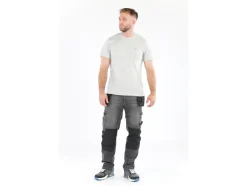 SPODNIE ROBOCZE MONTERSKIE STRETCH JEANS STEEL GREY ROZM. XL