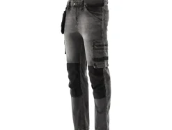 SPODNIE ROBOCZE MONTERSKIE STRETCH JEANS STEEL GREY ROZM. XL