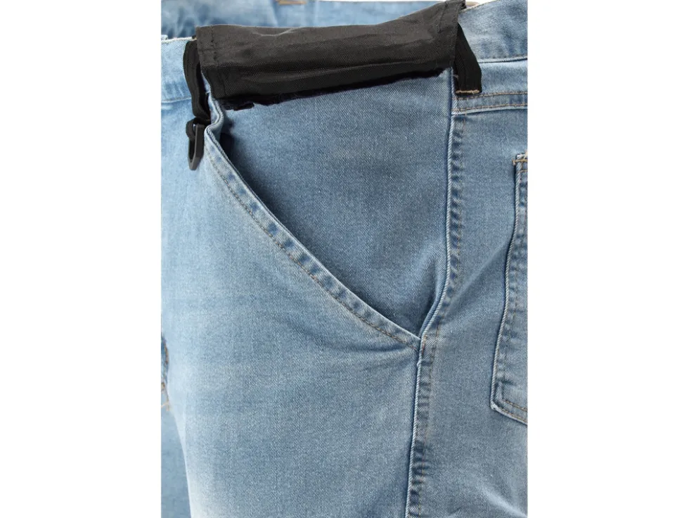 SPODNIE ROBOCZE MONTERSKIE STRETCH JEANS LIGHT BLUE ROZM. XL