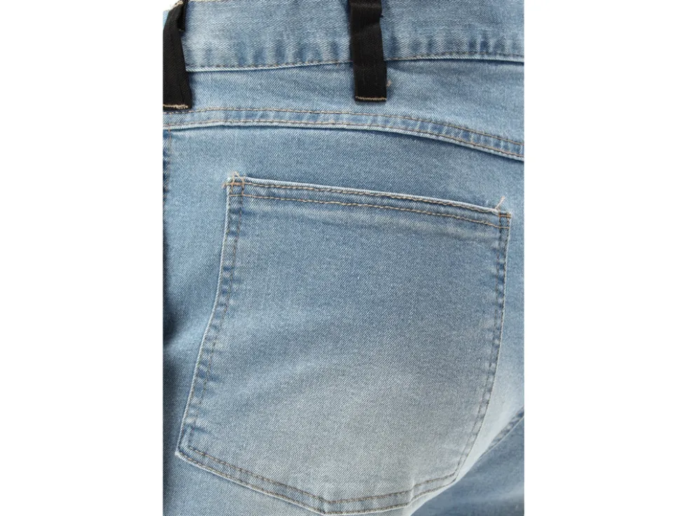 SPODNIE ROBOCZE MONTERSKIE STRETCH JEANS LIGHT BLUE ROZM. L/XL