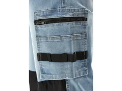 SPODNIE ROBOCZE MONTERSKIE STRETCH JEANS LIGHT BLUE ROZM. 2XL