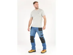 SPODNIE ROBOCZE MONTERSKIE STRETCH JEANS DARK BLUE ROZM. L/XL