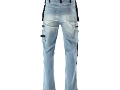 SPODNIE ROBOCZE MONTERSKIE STRETCH JEANS LIGHT BLUE ROZM. L