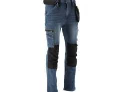 SPODNIE ROBOCZE MONTERSKIE STRETCH JEANS DARK BLUE ROZM. L