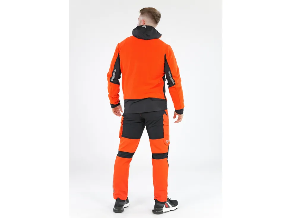 SPODNIE ROBOCZE 4-WAY STRETCH SERWAL ORANGE ROZM. S