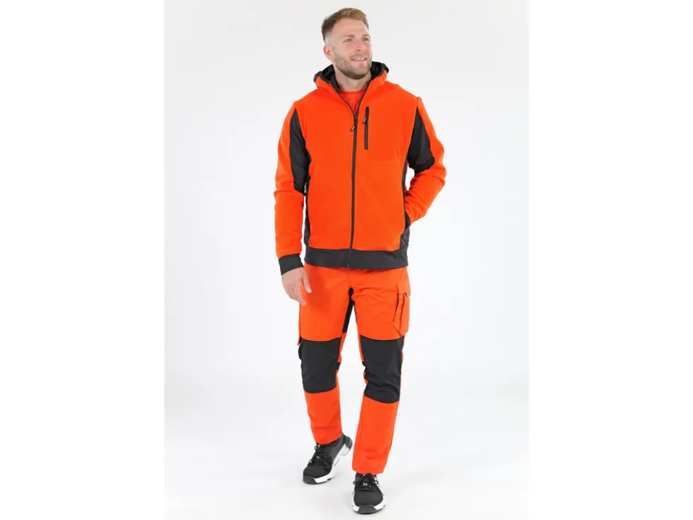 SPODNIE ROBOCZE 4-WAY STRETCH SERWAL ORANGE ROZM. S