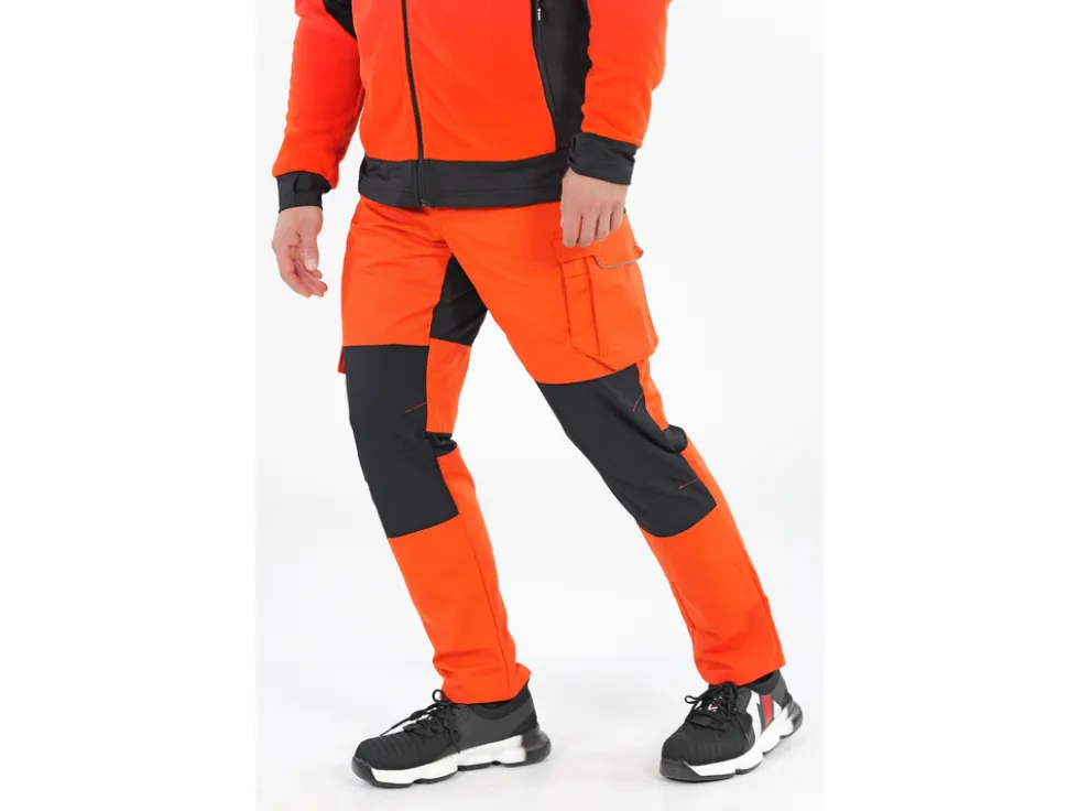 SPODNIE ROBOCZE 4-WAY STRETCH SERWAL ORANGE ROZM. S