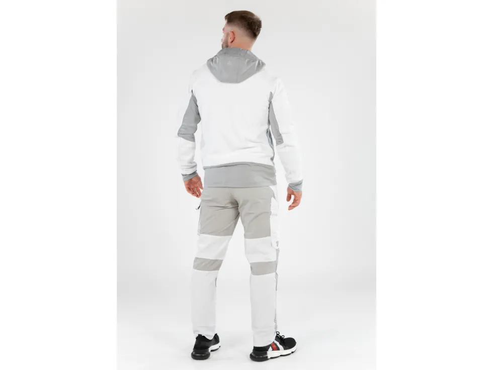 SPODNIE ROBOCZE 4-WAY STRETCH SERWAL WHITE ROZM. M