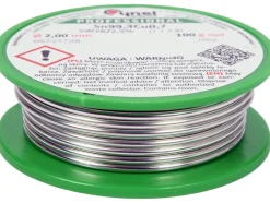 SPOIWO, DRUT LUTOWNICZY BEZOŁOWIOWY Z TOPNIKIEM NA SZPULI 2,0MM, 100G, SN99,3CU0,7