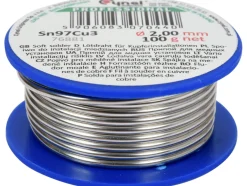 SPOIWO, DRUT LUTOWNICZY DO INSTALACJI MIEDZIANYCH NA SZPULI 2,0MM, 100G, SN97CU3