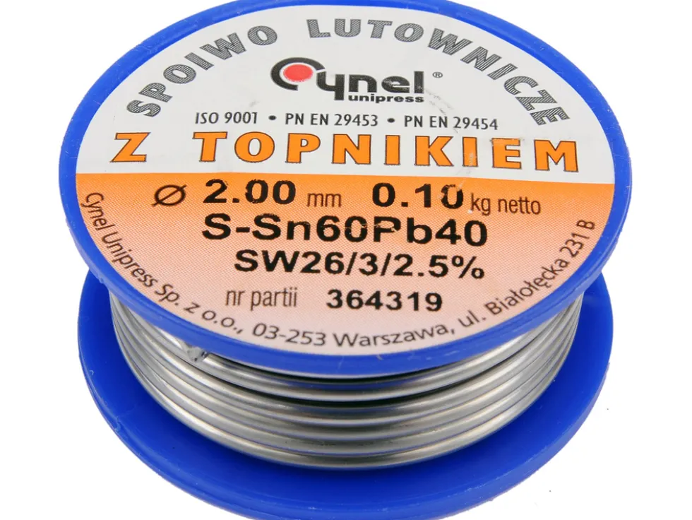 SPOIWO LUTOWNICZE SN60PB40 2,0/100