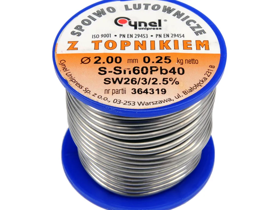 SPOIWO LUTOWNICZE SN60PB40 2,0/250