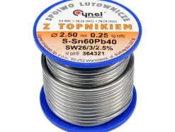 SPOIWO LUTOWNICZE SN60PB40 2,5/250