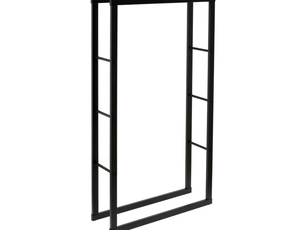 STOJAK STALOWY NA DREWNO KOMINKOWE 80X25X150CM