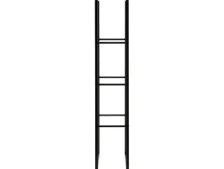 STOJAK STALOWY NA DREWNO KOMINKOWE 60X25X100CM