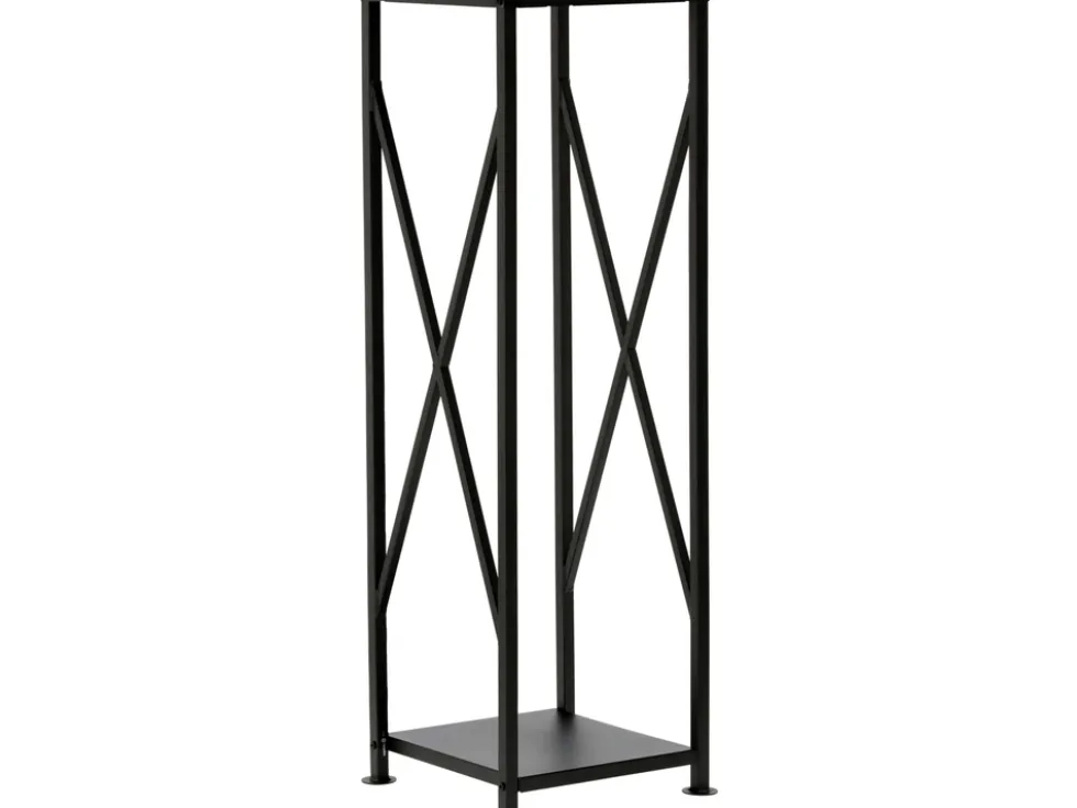 STOJAK STALOWY NA DREWNO KOMINKOWE 34X34X111CM