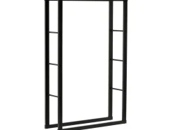 STOJAK STALOWY NA DREWNO KOMINKOWE 80X25X100CM